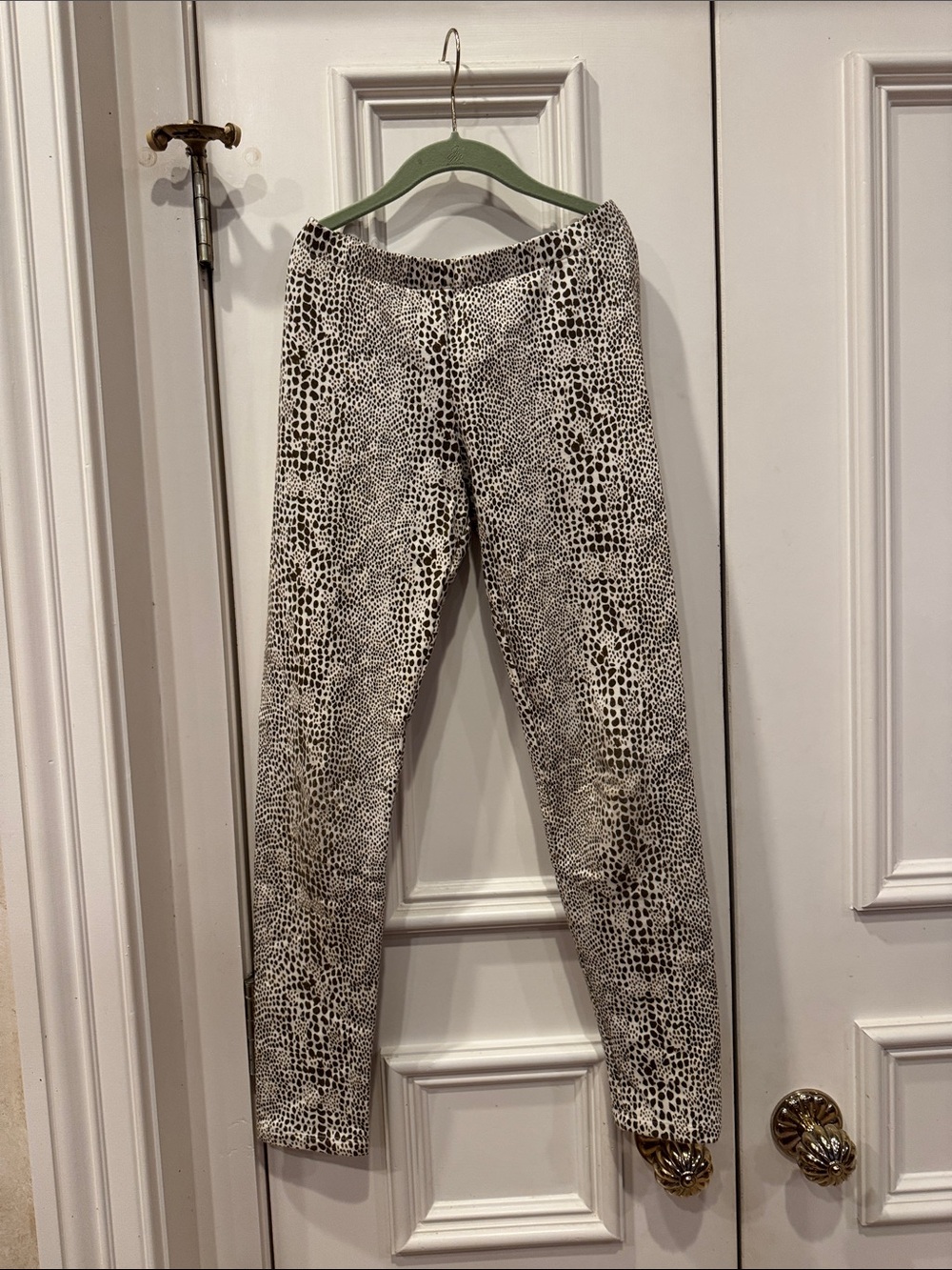 Janie and Jack Black and White Animal Print Leggings - Picture 1 of 1